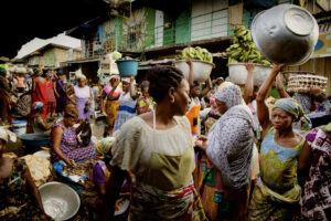 Ghana. Local Market Agbogbloshie in Accra.